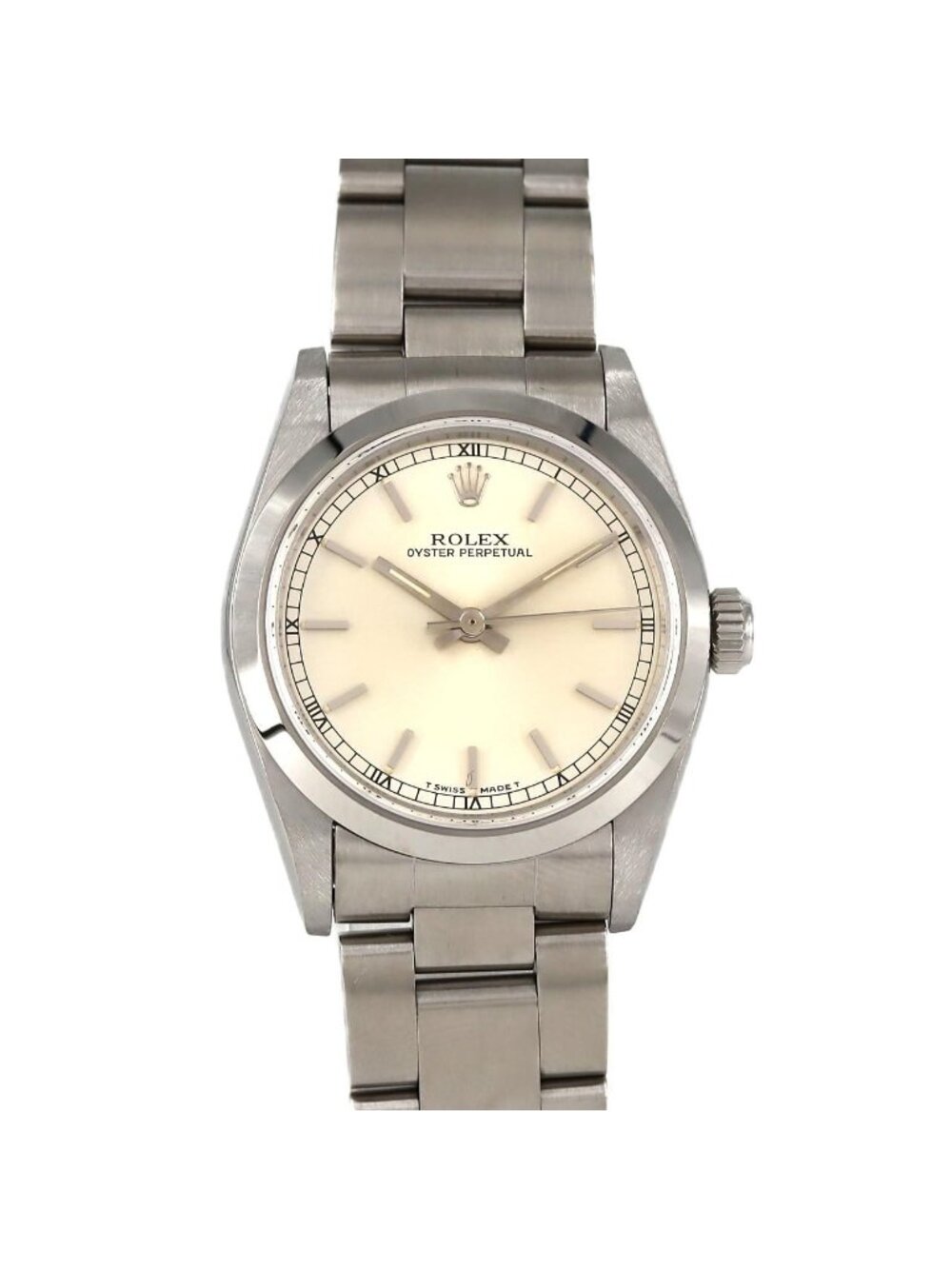 Rolex Oyster Perpetual SS Automatic Winding T Number Watch